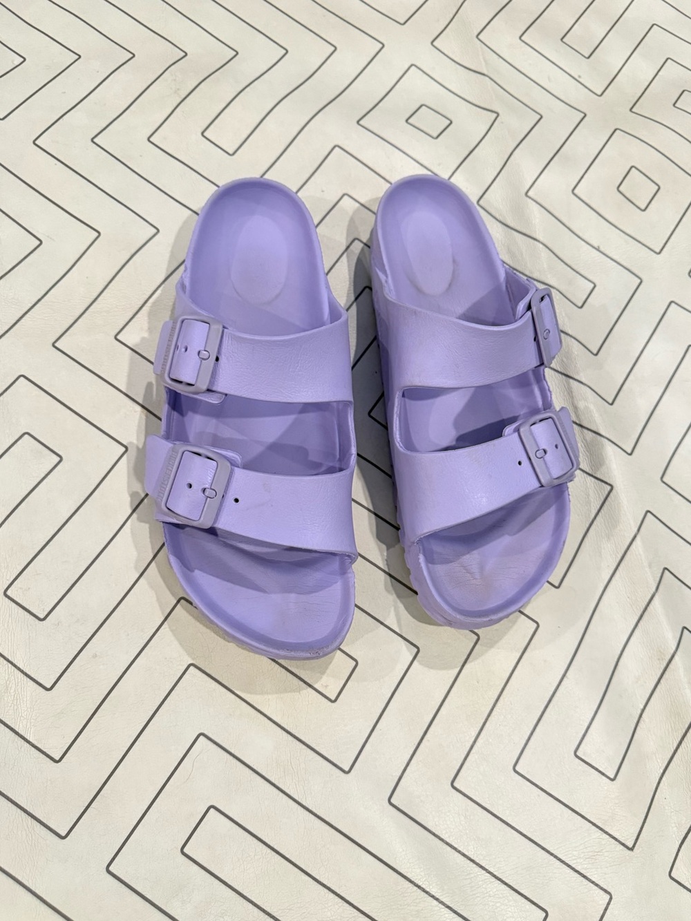 Birkenstock Purple Eva Arizona Slides